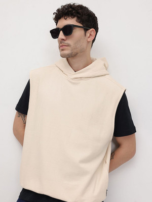 Roadster Sleeveless Solid Men Sweatshirt