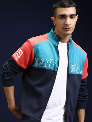 HIGHLANDER Full Sleeve Color Block Men Sweatshirt