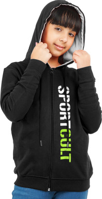 Sportcult Full Sleeve Printed Girls Sweatshirt