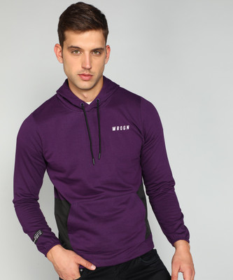 WROGN Full Sleeve Solid Men Sweatshirt