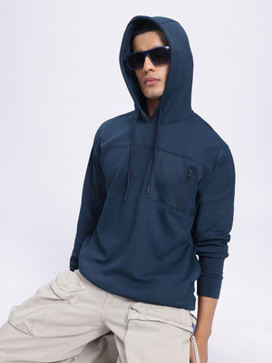 Glitchez Full Sleeve Solid Men Sweatshirt