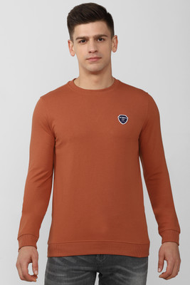 PETER ENGLAND Full Sleeve Solid Men Sweatshirt