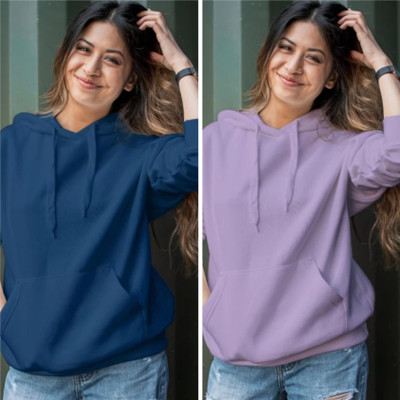 HouseOfCommon Full Sleeve Solid Women Sweatshirt