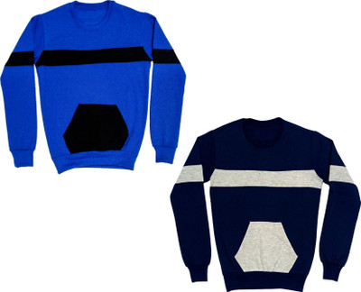 AE Trends Full Sleeve Striped Boys & Girls Sweatshirt