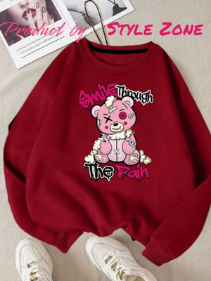 Stylezone Full Sleeve Printed Women Sweatshirt