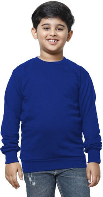 AE Trends Full Sleeve Solid Boys Sweatshirt