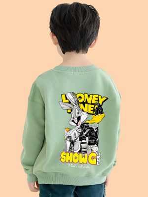 Parona Full Sleeve Graphic Print Boys Sweatshirt