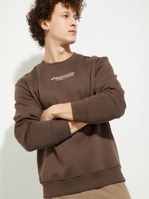 MAX Full Sleeve Solid Men Sweatshirt
