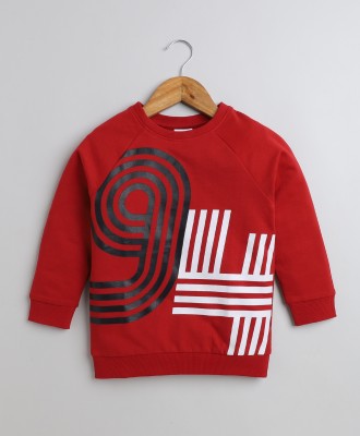 BUMZEE Full Sleeve Printed Boys Sweatshirt