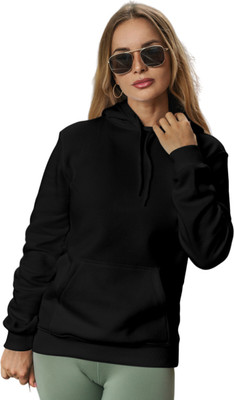 etsun Full Sleeve Solid Women Sweatshirt