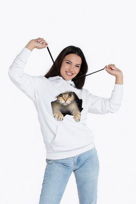 KUGDIT Full Sleeve Animal Print Women Sweatshirt