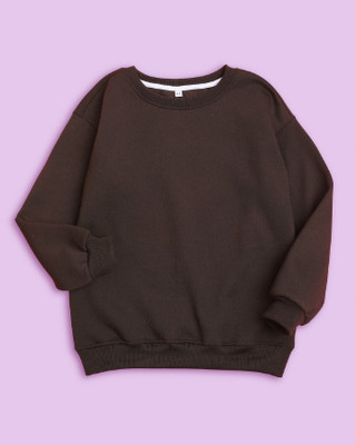 Nusyl Full Sleeve Printed Boys & Girls Sweatshirt