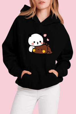 Mukoo Full Sleeve Self Design Girls Sweatshirt