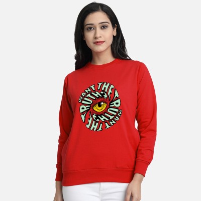 CHOZI Full Sleeve Graphic Print Women Sweatshirt