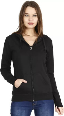 Timyka Full Sleeve Solid Women Sweatshirt
