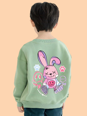 Parona Full Sleeve Graphic Print Boys Sweatshirt