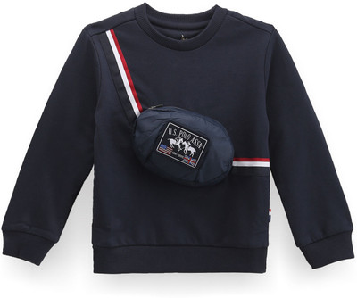 U.S. POLO ASSN. Full Sleeve Solid Boys Sweatshirt