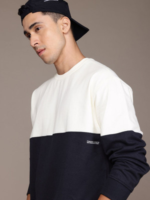 Roadster Full Sleeve Color Block Men Sweatshirt