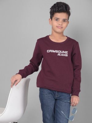 CRIMSOUNE CLUB Full Sleeve Printed Boys Sweatshirt