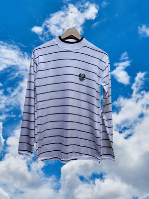 TIKI TEES FAB Full Sleeve Striped Men Sweatshirt