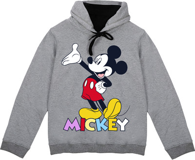 Disney By Wear Your Mind Full Sleeve Graphic Print Boys Sweatshirt