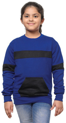 KAVYA Full Sleeve Color Block Boys Sweatshirt