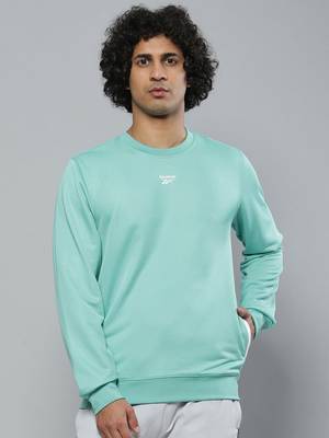Reebok full sleeve solid men sweatshirt discount