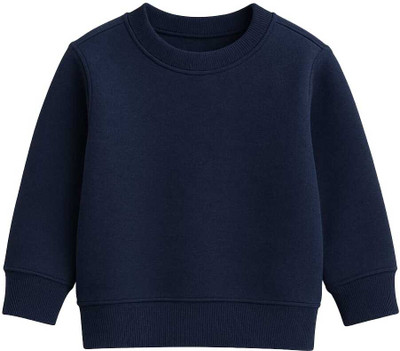 SEAMROGS Full Sleeve Solid Baby Boys & Baby Girls Sweatshirt