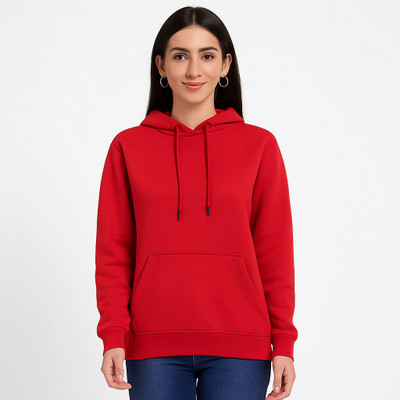 NV COLLECTION Full Sleeve Solid Women Sweatshirt