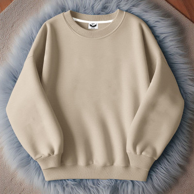 INFIRAX Full Sleeve Solid Men Sweatshirt