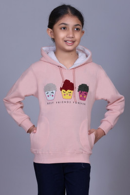 COME IN KIDS Full Sleeve Printed Girls Sweatshirt