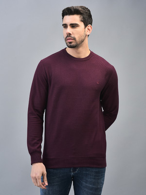 Canoe Full Sleeve Solid Men Sweatshirt