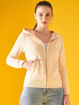 98 Degree North Full Sleeve Solid Women Sweatshirt