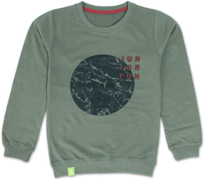 Color Hunt Full Sleeve Printed Boys Sweatshirt