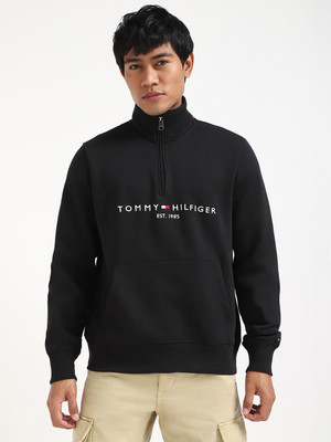 TOMMY HILFIGER Full Sleeve Embroidered Men Sweatshirt