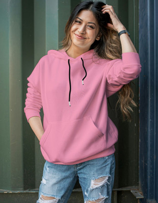 EZCLOTHING Full Sleeve Solid Women Sweatshirt