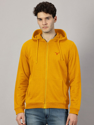 LEOON TREND Full Sleeve Solid Men Sweatshirt