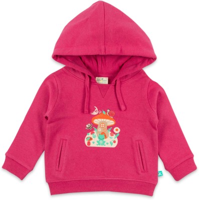 JusCubs Full Sleeve Graphic Print Baby Girls Sweatshirt