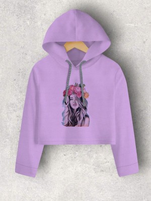 ZENWREN Full Sleeve Graphic Print Girls Sweatshirt