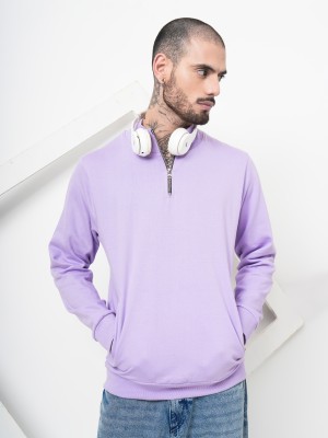 Paul Street Full Sleeve Solid Men Sweatshirt