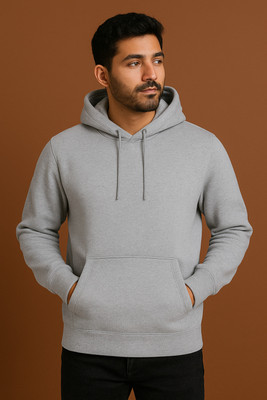 PrimeLinor Full Sleeve Solid Men Sweatshirt