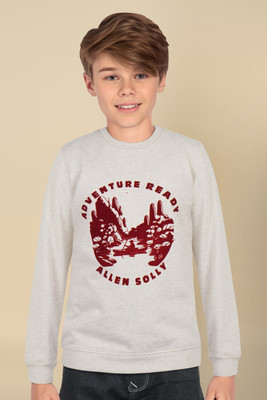 Allen Solly Full Sleeve Printed Boys Sweatshirt