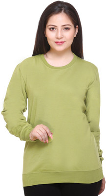 HouseOfCommon Full Sleeve Solid Women Sweatshirt