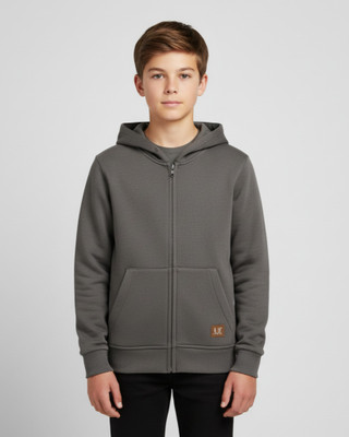 Alan Jones Full Sleeve Color Block Boys Sweatshirt