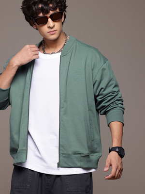 Roadster Full Sleeve Solid Men Sweatshirt