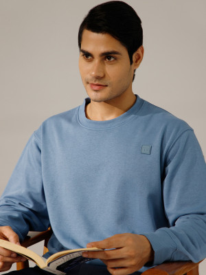 Modern Crew Full Sleeve Solid Men Sweatshirt