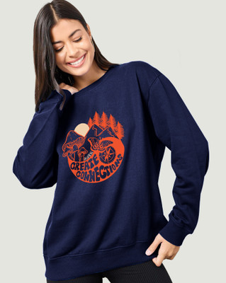AOOSH Full Sleeve Graphic Print Women Sweatshirt