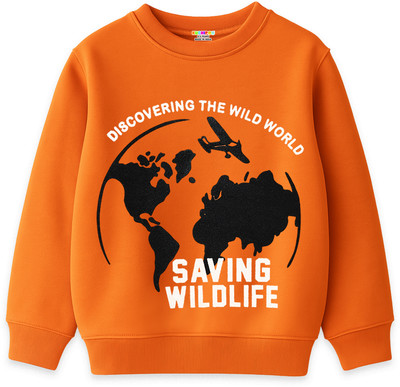 Kuchipoo Full Sleeve Graphic Print Boys Sweatshirt
