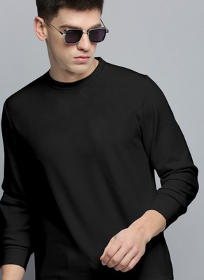 METRONAUT Full Sleeve Solid Men Sweatshirt
