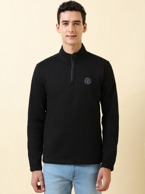Allen Solly Full Sleeve Solid Men Sweatshirt